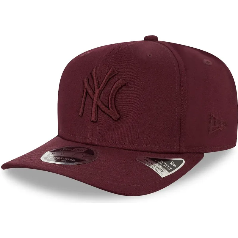 kepsar-curva-rod-snapback-granate-granate-9fifty-stretch-snap-fran-new-york-yankees-mlb-av-new-era