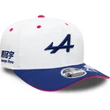 snapback-vit-bla-och-rosa-bojd-keps-9fifty-stretch-snap-guanyu-zhou-alpine-formula-1-renault-fran-new-era