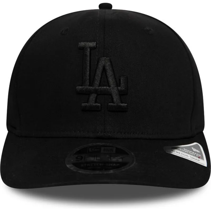 kepsar-curva-svart-snapback-9fifty-stretch-snap-tonal-fran-los-angeles-dodgers-mlb-av-new-era