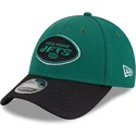 gron-och-svart-bojd-keps-snapback-9forty-stretch-snap-sideline-road-new-york-jets-nfl-fran-new-era