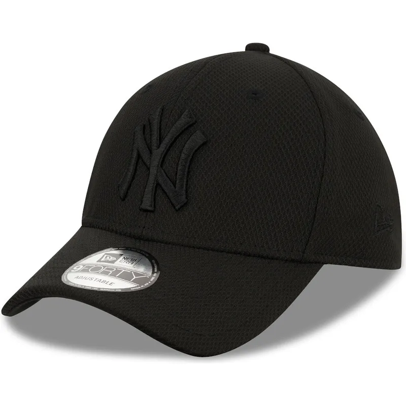 svart-bojd-keps-justerbar-med-svart-logotyp-39thirty-diamond-era-fran-new-york-yankees-mlb-av-new-era