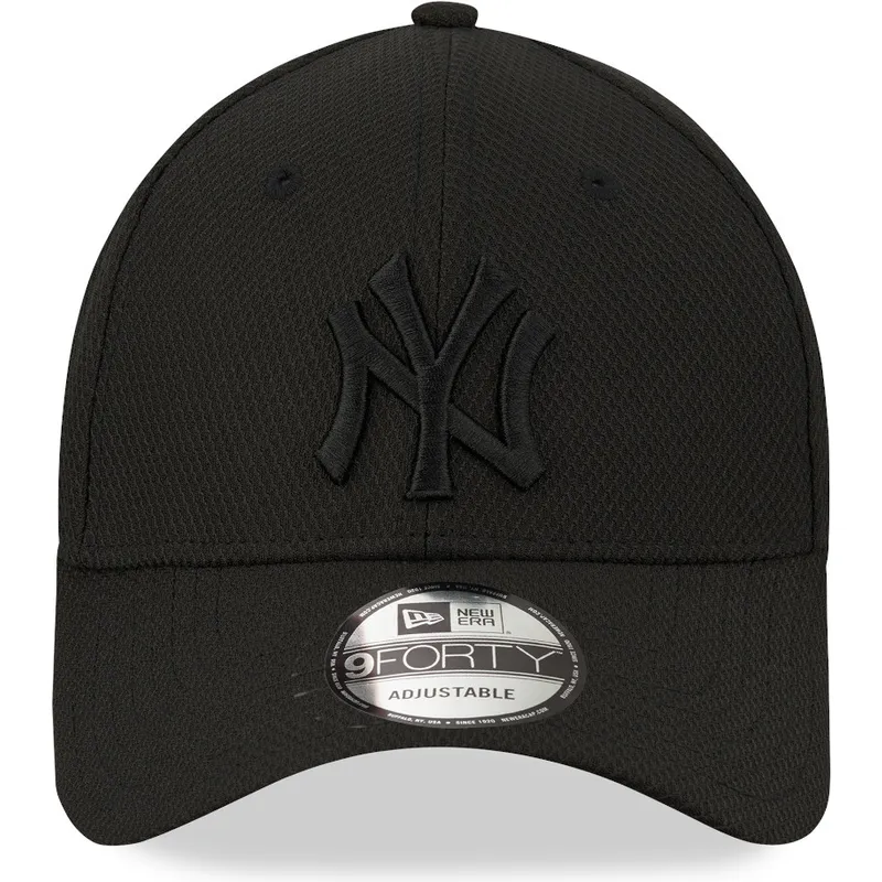 svart-bojd-keps-justerbar-med-svart-logotyp-39thirty-diamond-era-fran-new-york-yankees-mlb-av-new-era