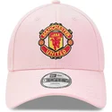 rosa-justerbar-bojd-keps-for-barn-9forty-manchester-united-football-club-premier-league-fran-new-era