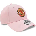 rosa-justerbar-bojd-keps-for-barn-9forty-manchester-united-football-club-premier-league-fran-new-era