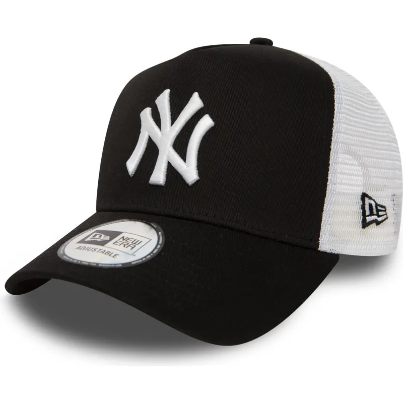 svart-trucker-keps-for-barn-a-frame-clean-new-york-yankees-mlb-fran-new-era
