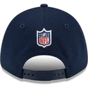 new-england-patriots-nfl-new-era-9forty-stretch-snap-sideline-road-marinbla-och-svart-snapback-bojd-keps