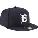 marinbla-platt-keps-justerad-59fifty-ac-perf-fran-detroit-tigers-mlb-av-new-era
