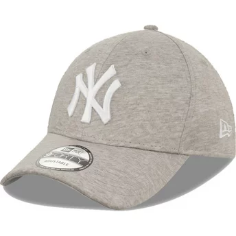 Justerbar grå 9FORTY Jersey keps med böjd skärm från New York Yankees MLB av New Era