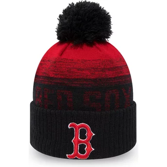 Röd och marinblå mössa med tofs från Boston Red Sox MLB av New Era