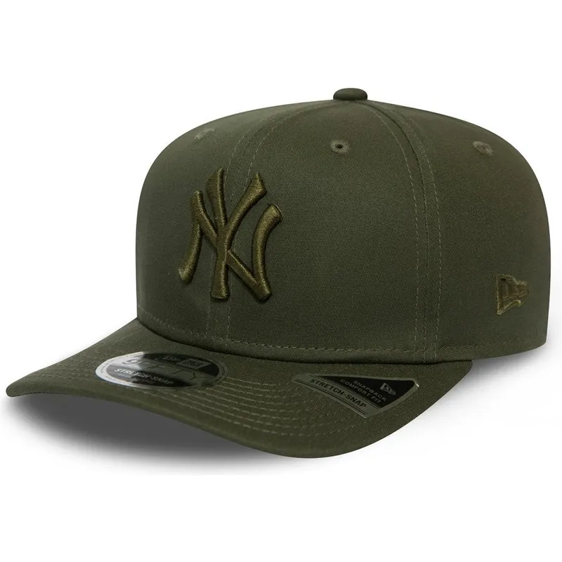 kepsar-curva-gron-snapback-9fifty-stretch-snap-league-essential-fran-new-york-yankees-mlb-av-new-era