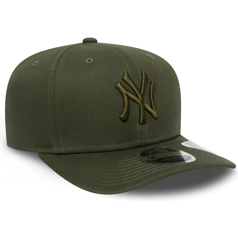 kepsar-curva-gron-snapback-9fifty-stretch-snap-league-essential-fran-new-york-yankees-mlb-av-new-era