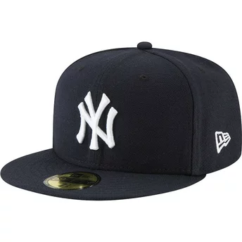 Marinblå justerbar 59FIFTY AC Perf platt keps från New York Yankees MLB av New Era