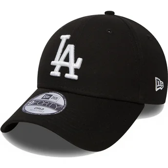 svart-bojd-justerbar-keps-for-barn-9forty-league-essential-fran-los-angeles-dodgers-mlb-av-new-era