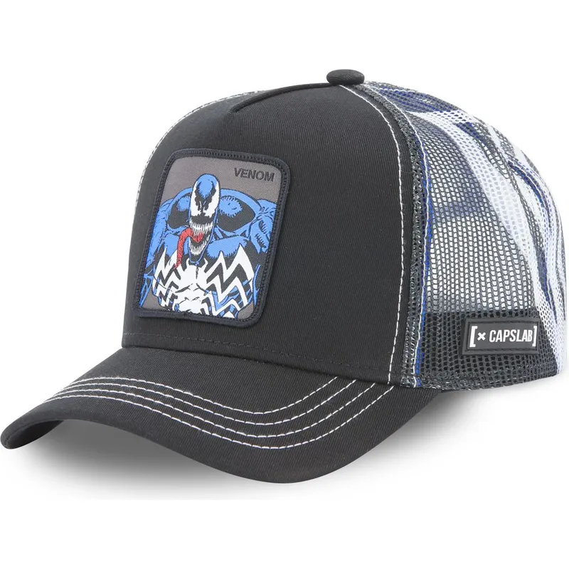 kepsar-curva-svart-snapback-venom-marvel-comics-av-capslab