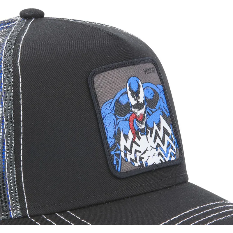 kepsar-curva-svart-snapback-venom-marvel-comics-av-capslab