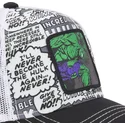 capslab-hulk-hul1-marvel-comics-vit-och-svart-truckerkeps