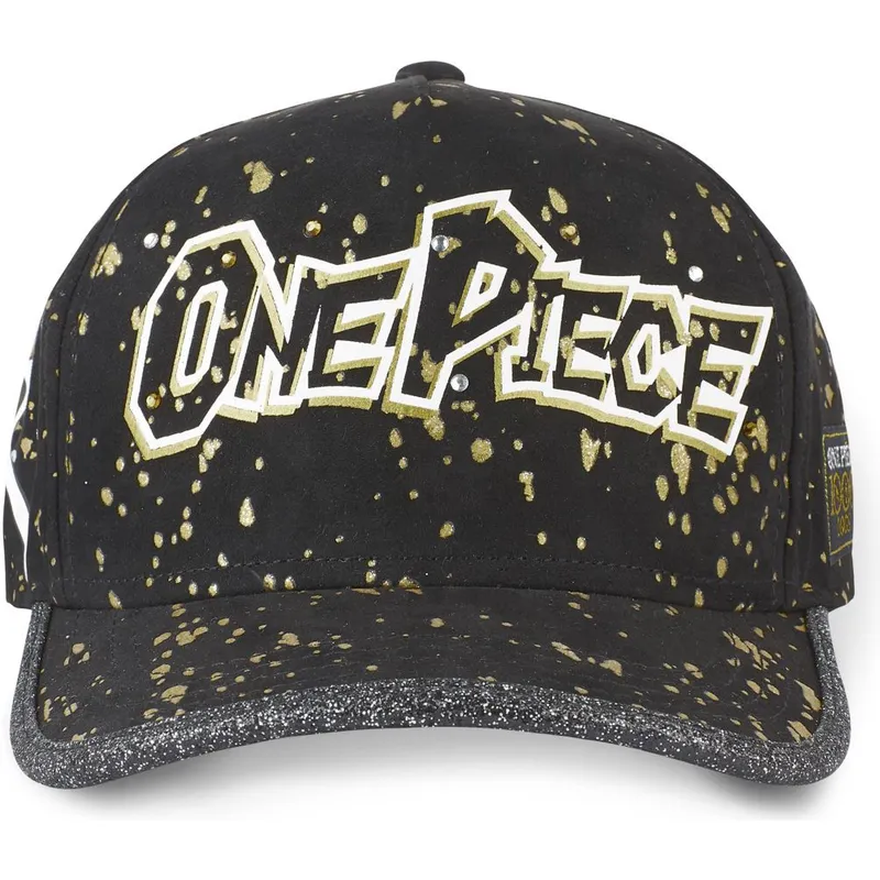 svart-justerbar-kurvad-keps-tag-log2-one-piece-fran-capslab