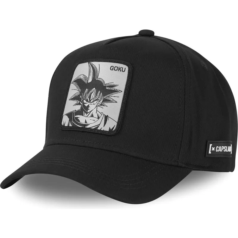 svart-bojd-snapback-keps-son-goku-gokf-dragon-ball-fran-capslab