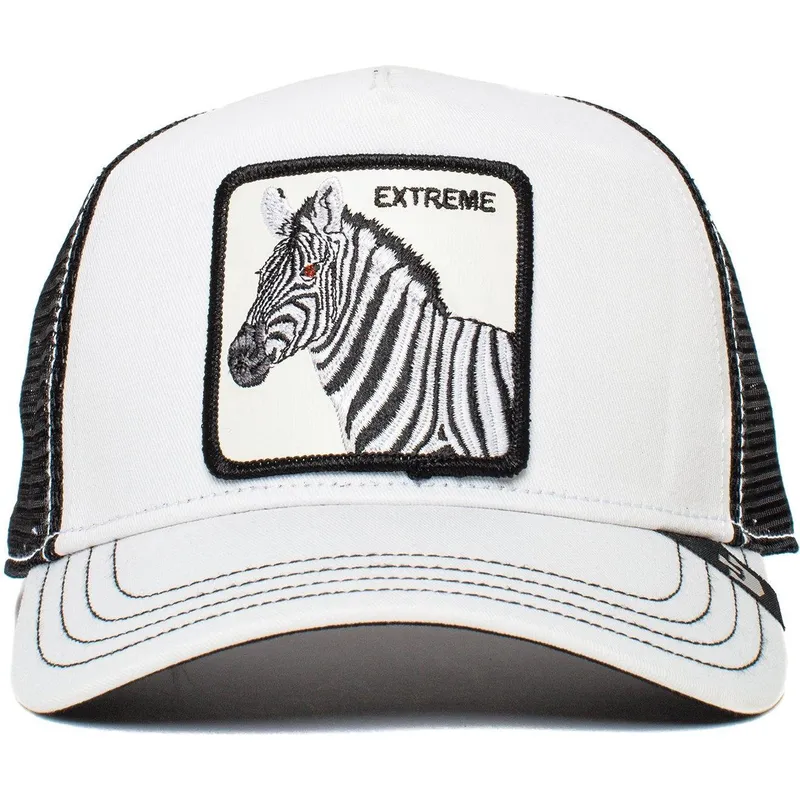 trucker-keps-vit-och-svart-zebra-extreme-exxxtreme-the-farm-fran-goorin-bros