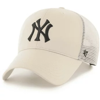 Beige Branson MVP truckerkeps från New York Yankees MLB av 47 Brand