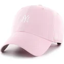 47-brand-new-york-yankees-mlb-justerbar-rosa-kurvad-keps-clean-up-base-runner