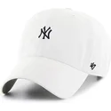 vit-justerbar-kurvad-keps-clean-up-base-runner-new-york-yankees-mlb-fran-47-brand