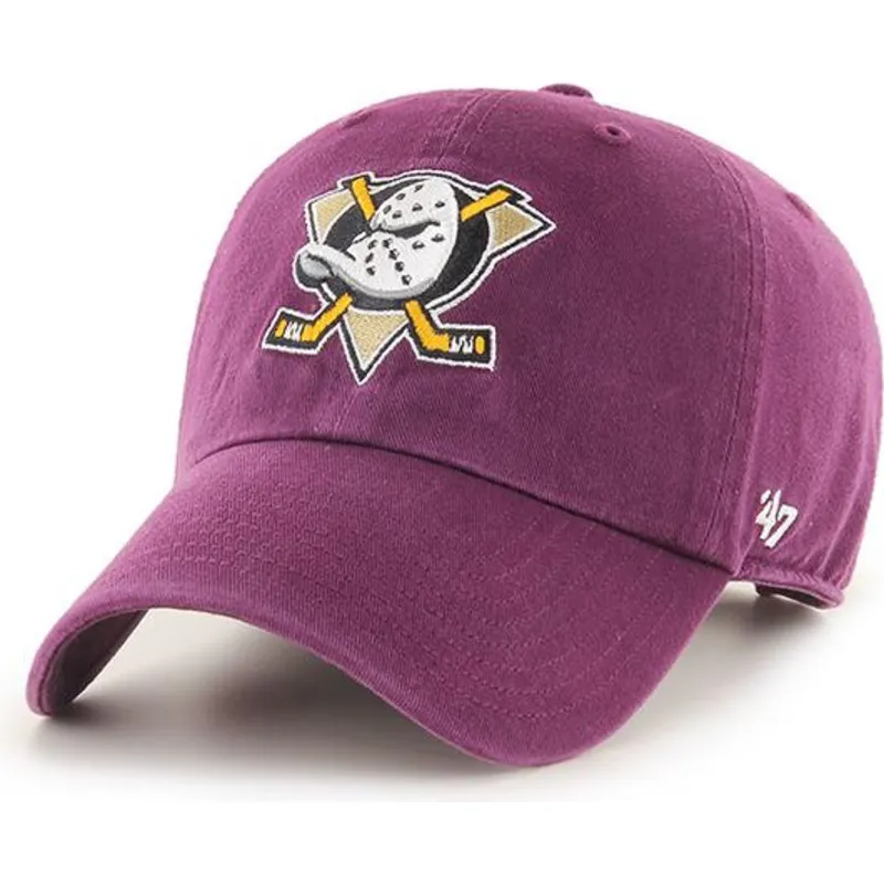 kepsar-curva-violett-justerbart-band-granate-clean-up-fran-anaheim-ducks-nhl-av-47-brand