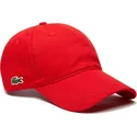 lacoste-curved-brim-contrast-strap-red-adjustable-cap