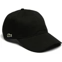 lacoste-justerbar-svart-kurvad-keps-med-kontrastrem