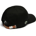 lacoste-justerbar-svart-kurvad-keps-med-kontrastrem