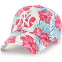 kepsar-curva-flerfargad-justerbart-band-clean-up-sharon-fran-new-york-yankees-mlb-av-47-brand