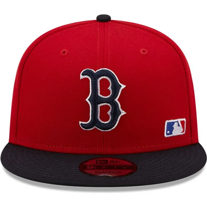 kepsar-plana-rod-snapback-9fifty-team-arch-fran-boston-red-sox-mlb-av-new-era