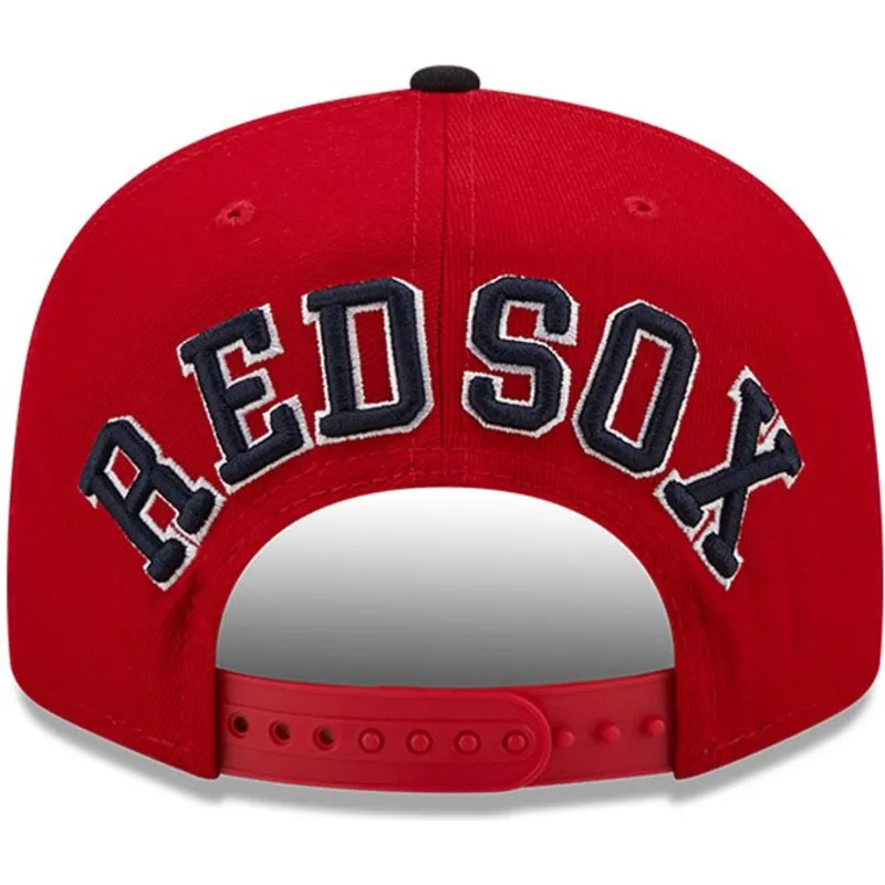 kepsar-plana-rod-snapback-9fifty-team-arch-fran-boston-red-sox-mlb-av-new-era