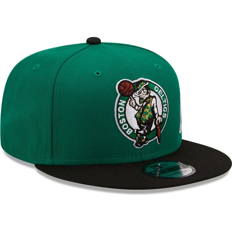 kepsar-plana-gron-snapback-9fifty-team-arch-fran-boston-celtics-nba-av-new-era