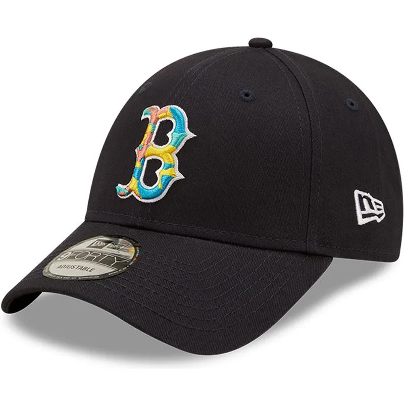 kepsar-curva-marinbla-justerbart-band-9forty-camo-infill-fran-boston-red-sox-mlb-av-new-era
