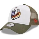 new-era-new-york-yankees-mlb-a-frame-stadium-food-hot-dog-vit-och-gron-truckerkeps