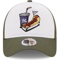 new-era-new-york-yankees-mlb-a-frame-stadium-food-hot-dog-vit-och-gron-truckerkeps