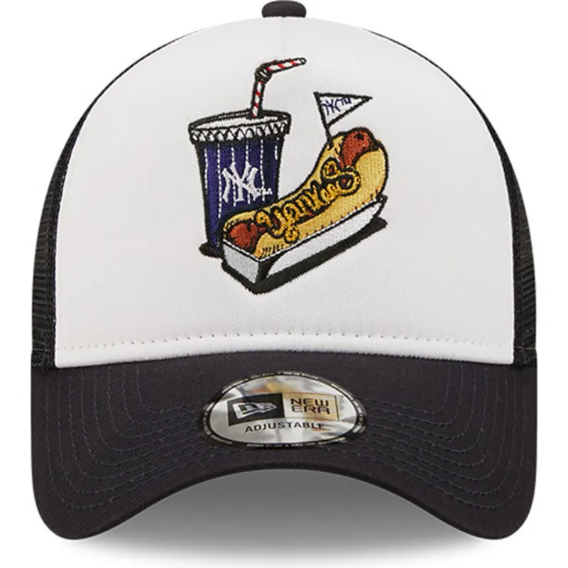kepsar-curva-vit-snapback-a-frame-stadium-food-hot-dog-fran-new-york-yankees-mlb-av-new-era