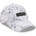 justerbar-vit-bojd-keps-9forty-clear-marble-le-louvre-fran-new-era