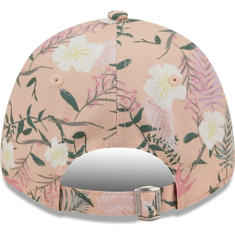 kepsar-curva-rosa-justerbart-band-9forty-floral-fran-los-angeles-dodgers-mlb-av-new-era
