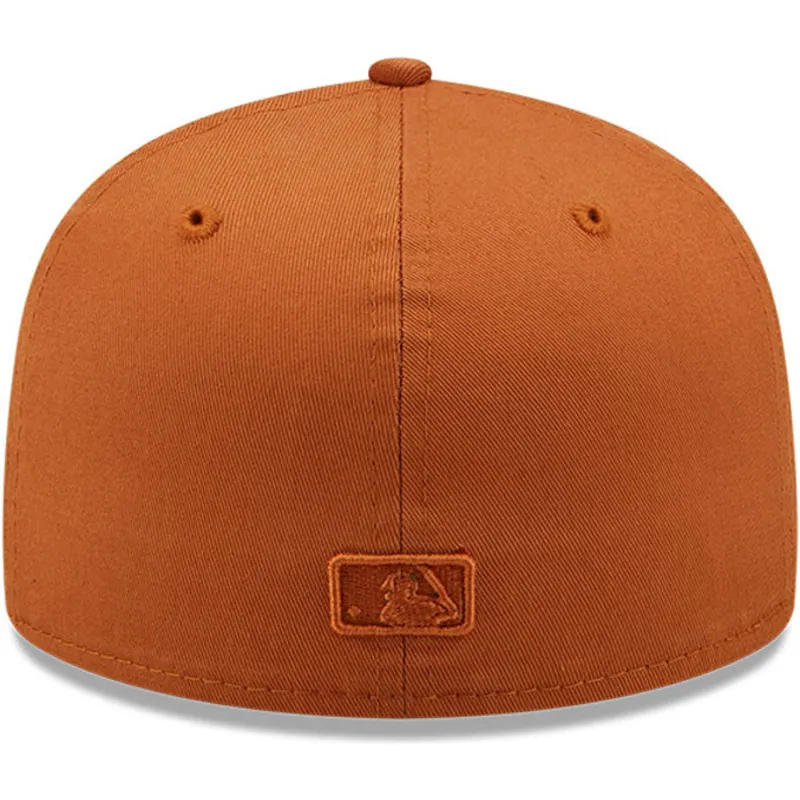 kepsar-plana-brun-justerad-59fifty-league-essential-fran-los-angeles-dodgers-mlb-av-new-era