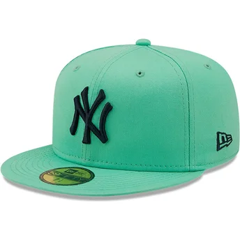 new-era-new-york-yankees-mlb-59fifty-league-essential-marinbla-logotyp-justerbar-bla-flat-keps