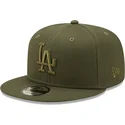 gron-platt-snapback-keps-med-gront-los-angeles-dodgers-mlb-9fifty-league-essential-logo-fran-new-era