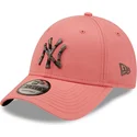 kepsar-curva-rosa-justerbart-band-9forty-camo-infill-fran-new-york-yankees-mlb-av-new-era