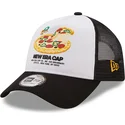 new-era-vit-och-svart-truckerkeps-pizza-food-pack