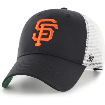 Svart och vit truckerkeps MVP Branson från San Francisco Giants MLB av 47 Brand