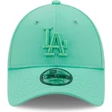 gron-justerbar-bojd-keps-med-gront-los-angeles-dodgers-mlb-9forty-league-essential-logo-fran-new-era