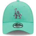 kepsar-curva-gron-justerbart-band-9forty-infill-fran-los-angeles-dodgers-mlb-av-new-era