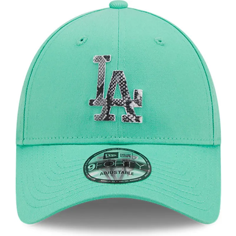 kepsar-curva-gron-justerbart-band-9forty-infill-fran-los-angeles-dodgers-mlb-av-new-era