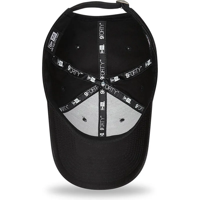 justerbar-svart-bojd-keps-med-orange-logotyp-9forty-neon-pack-fran-new-york-yankees-mlb-av-new-era